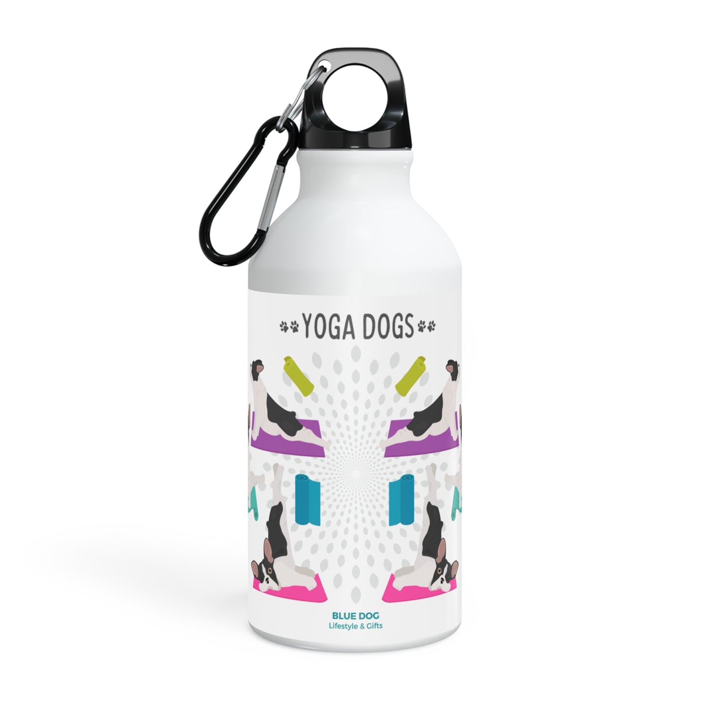 Yoga Dogs Sport Bottle - French Bulldog