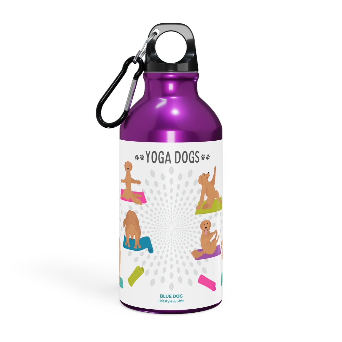 Yoga Dogs Sport Bottle - Golden Retriever