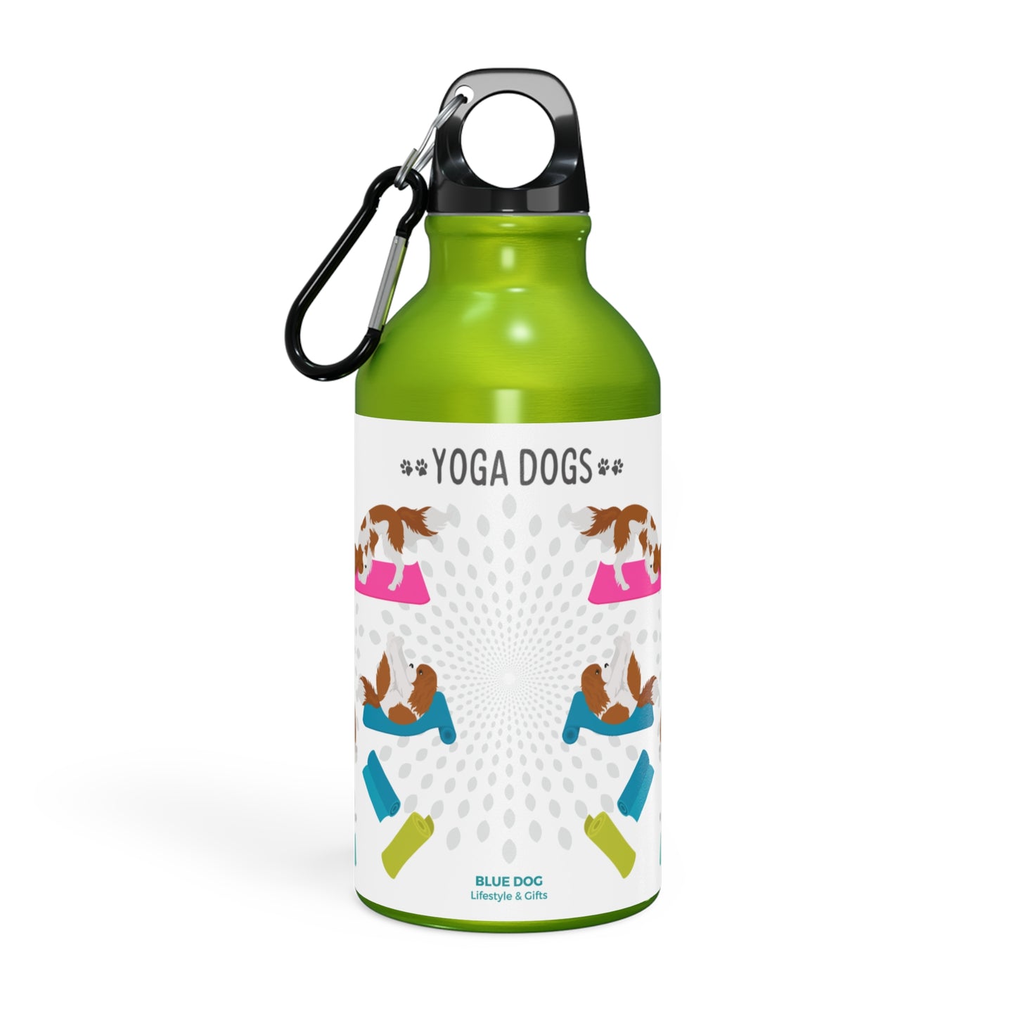 Yoga Dogs Sport Bottle - Cavalier King Charles