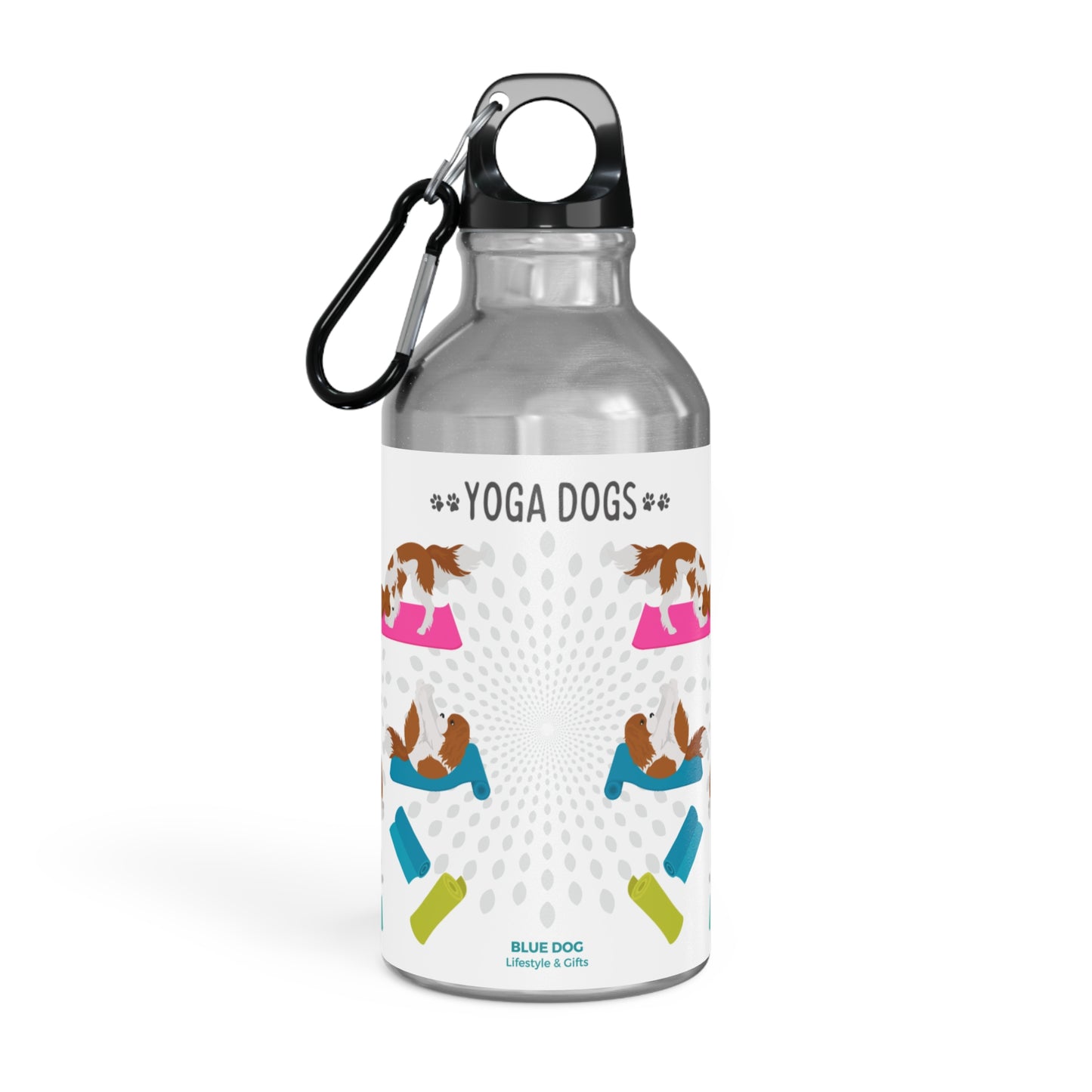 Yoga Dogs Sport Bottle - Cavalier King Charles