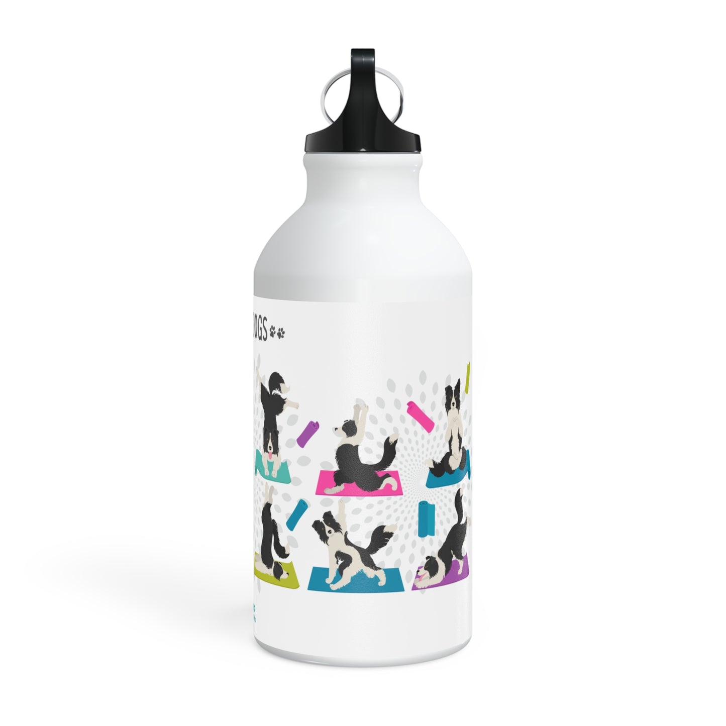 Yoga Dogs Sport Bottle - Border Collie