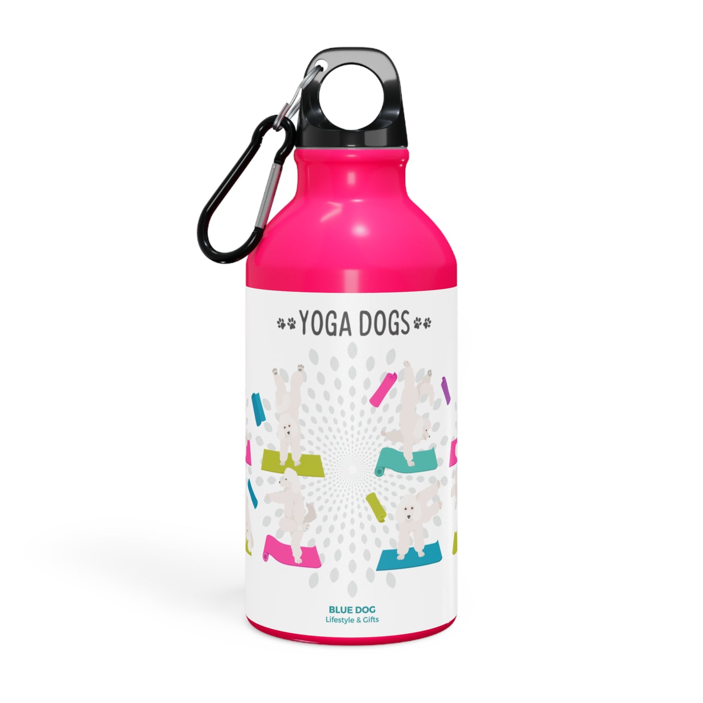 Yoga Dogs Sport Bottle - Poodle