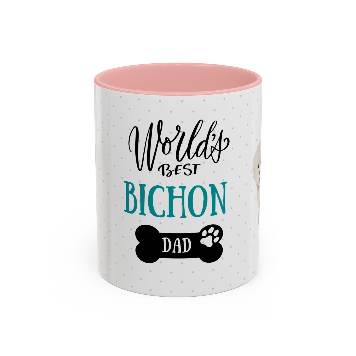 World's Best Bichon Dad Coffee Mug - Cute Dog Lover Gift