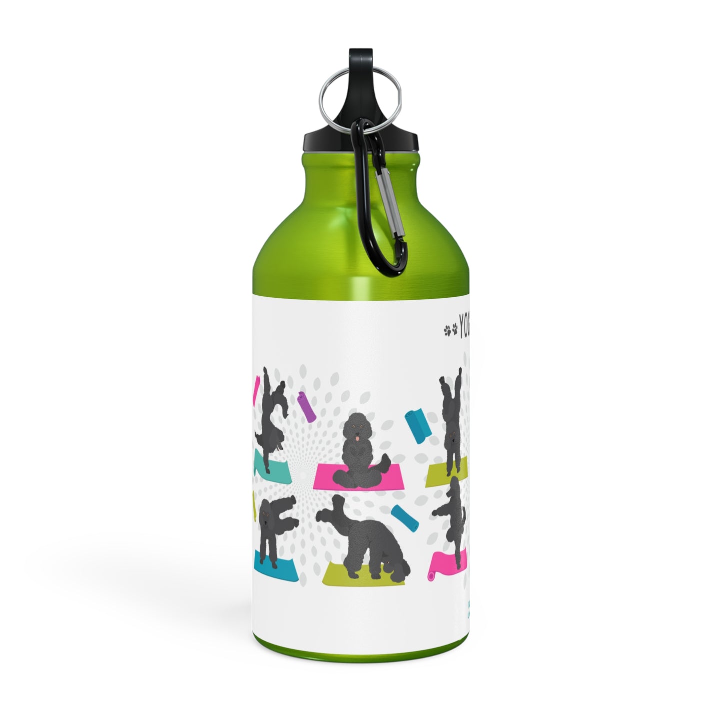 Yoga Dogs Sport Bottle - Poodle