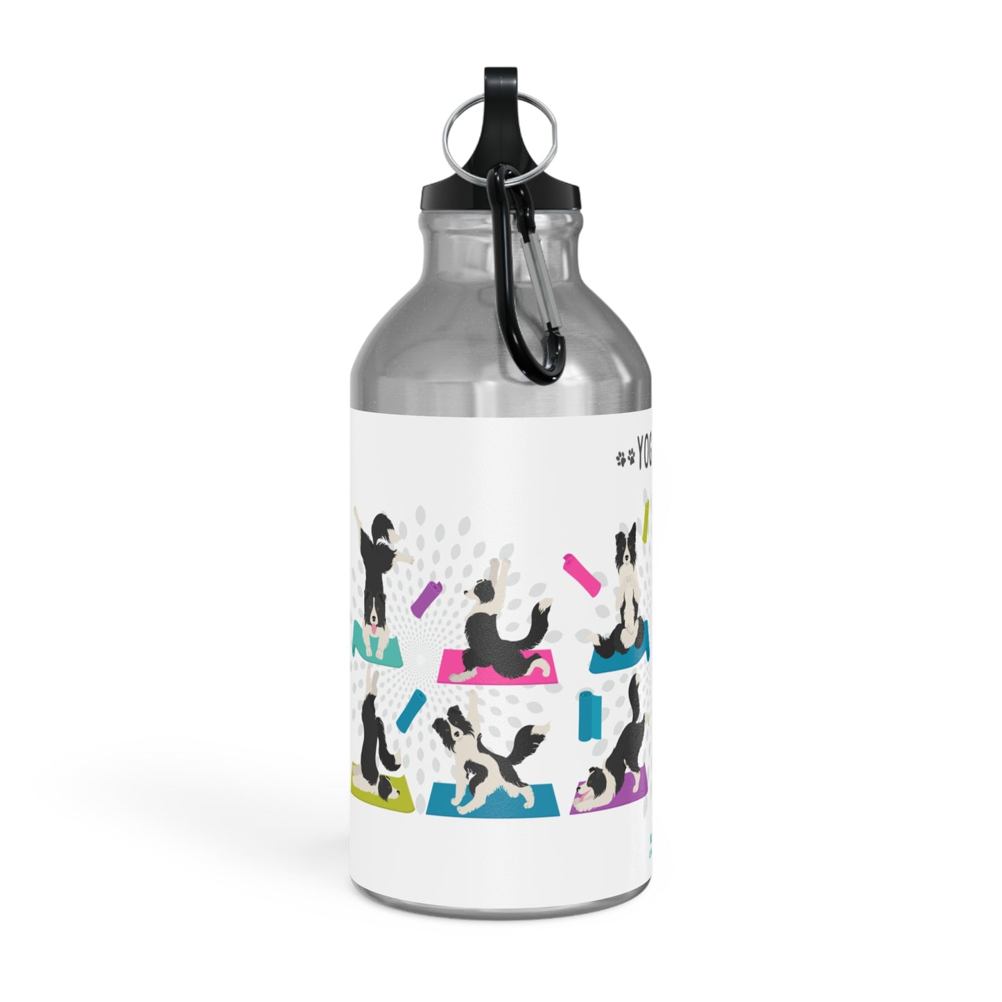 Yoga Dogs Sport Bottle - Border Collie