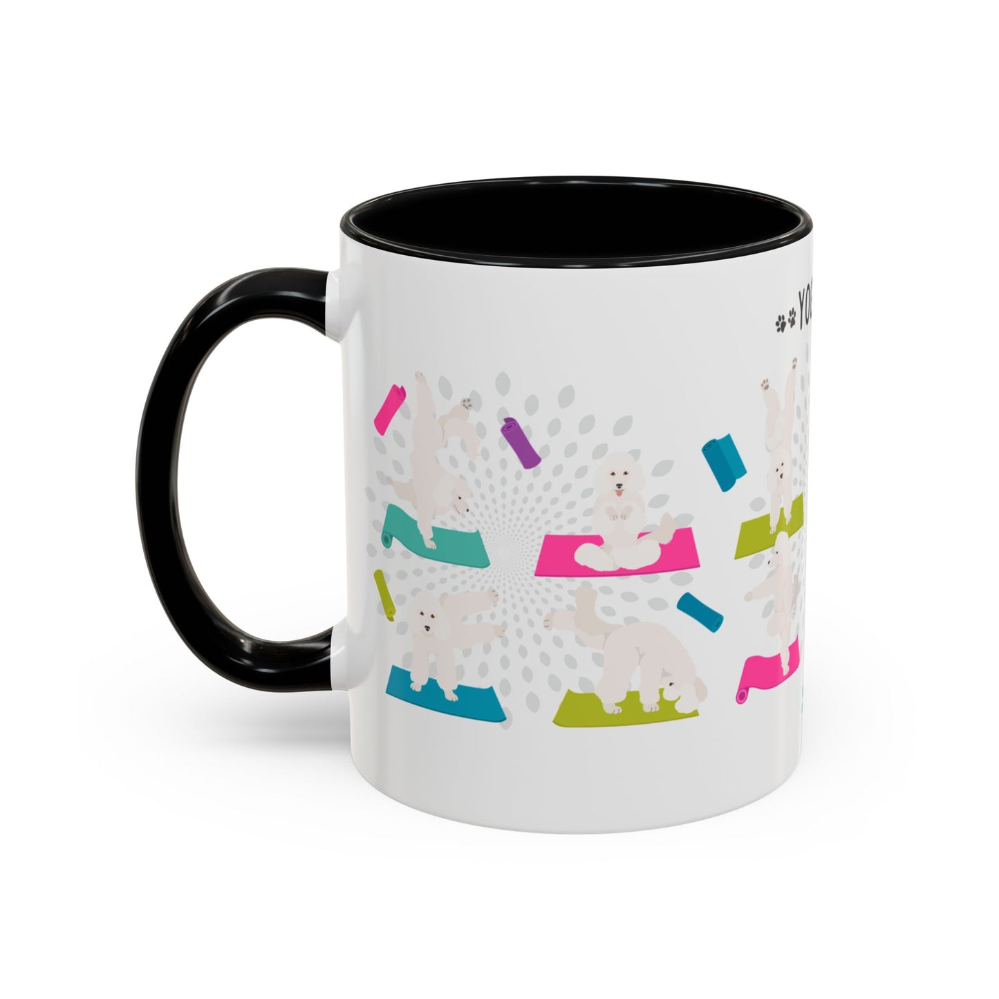 Yoga Dogs Coffee Mug - Meet the Poodle