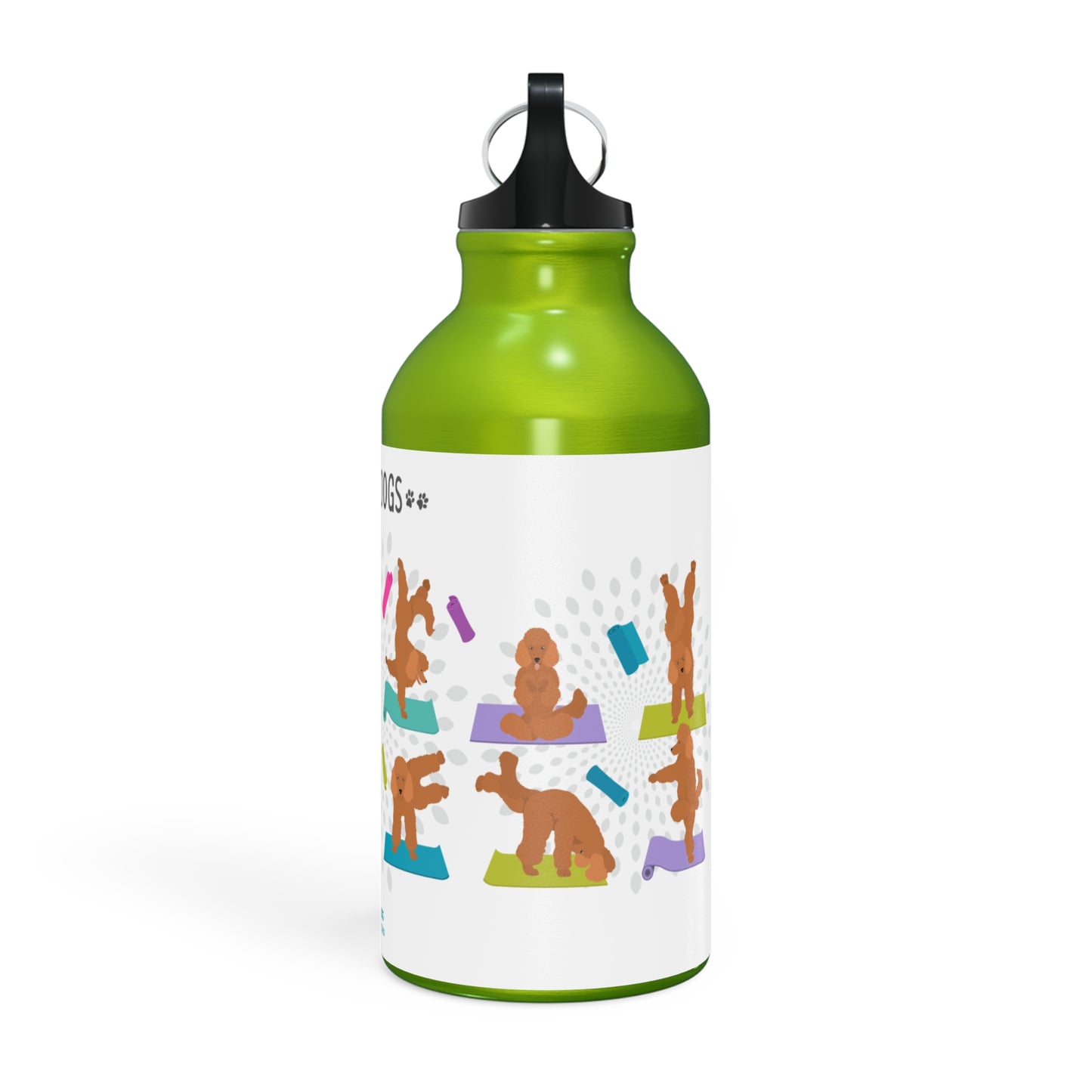 Yoga Dogs Sport Bottle - Poodle