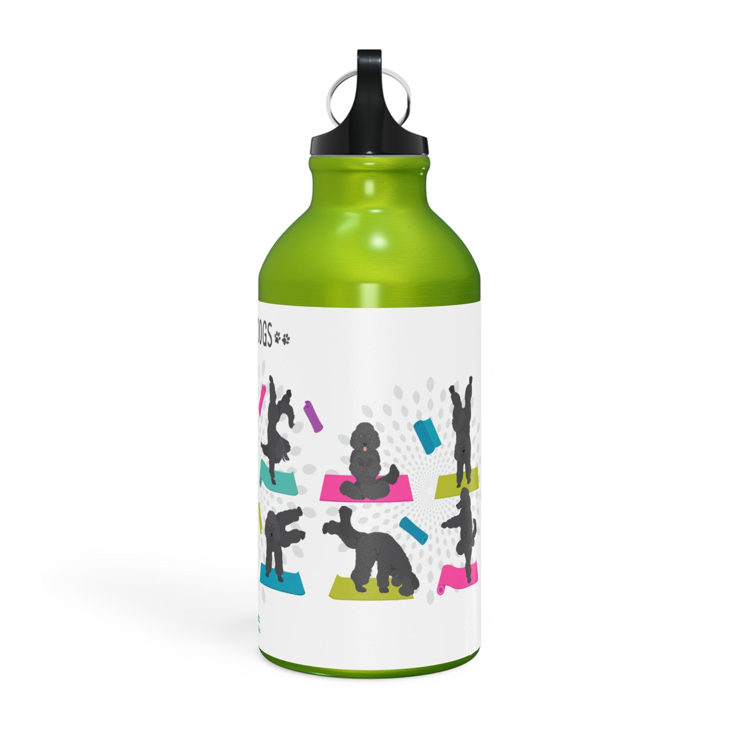 Yoga Dogs Sport Bottle - Poodle