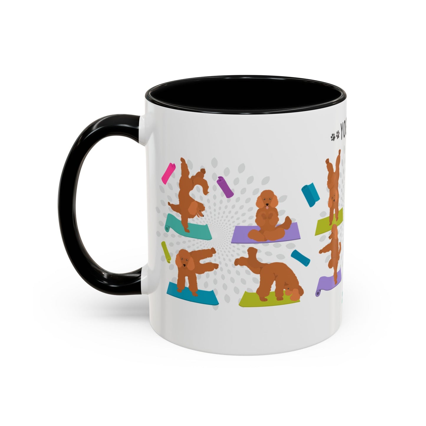 Yoga Dogs Coffee Mug - Meet the Poodle