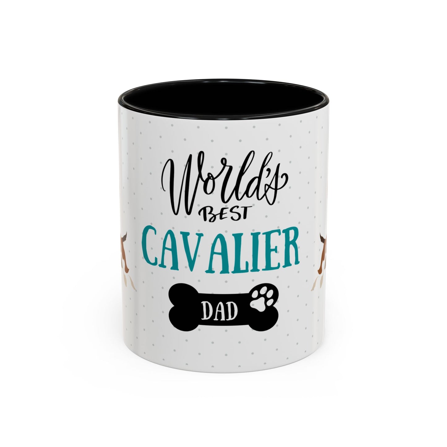 World's Best Cavalier Dad Coffee Mug - Cute Dog Lover Gift