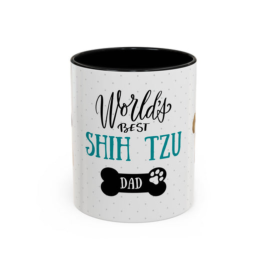 World's Best Shih Tzu Dad Coffee Mug - Cute Dog Lover Gift