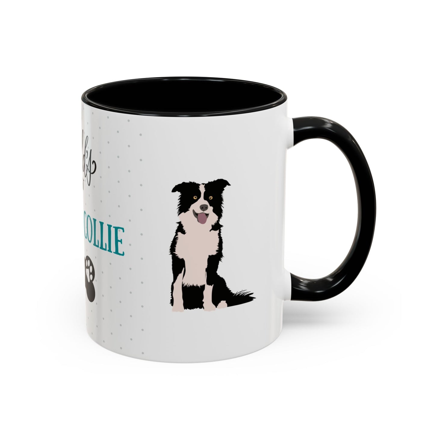 World's Best Border Collie Dad Coffee Mug - Cute Dog Lover Gift