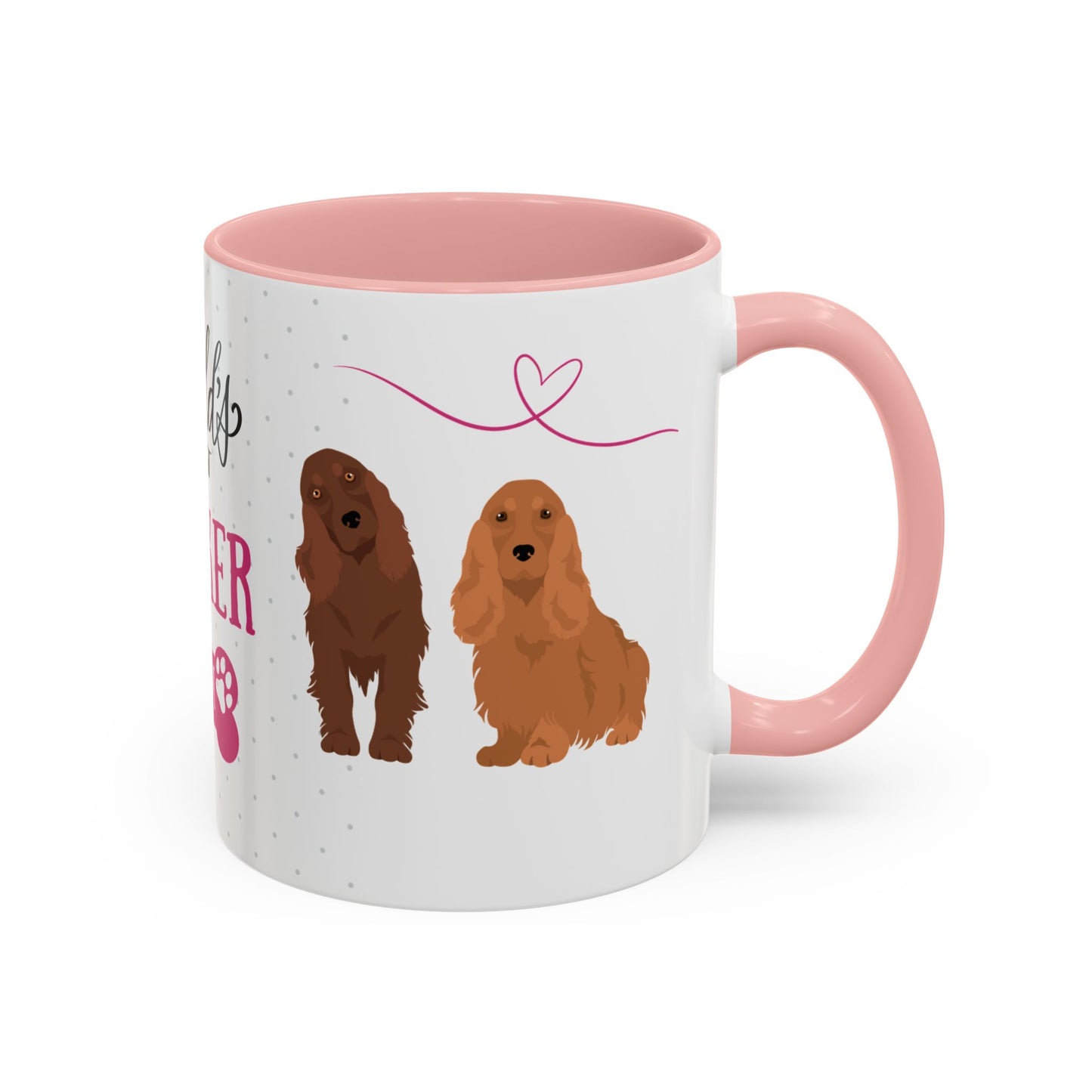 World's Best Cocker Spaniel Mum Coffee Mug - Cute Dog Lover Gift