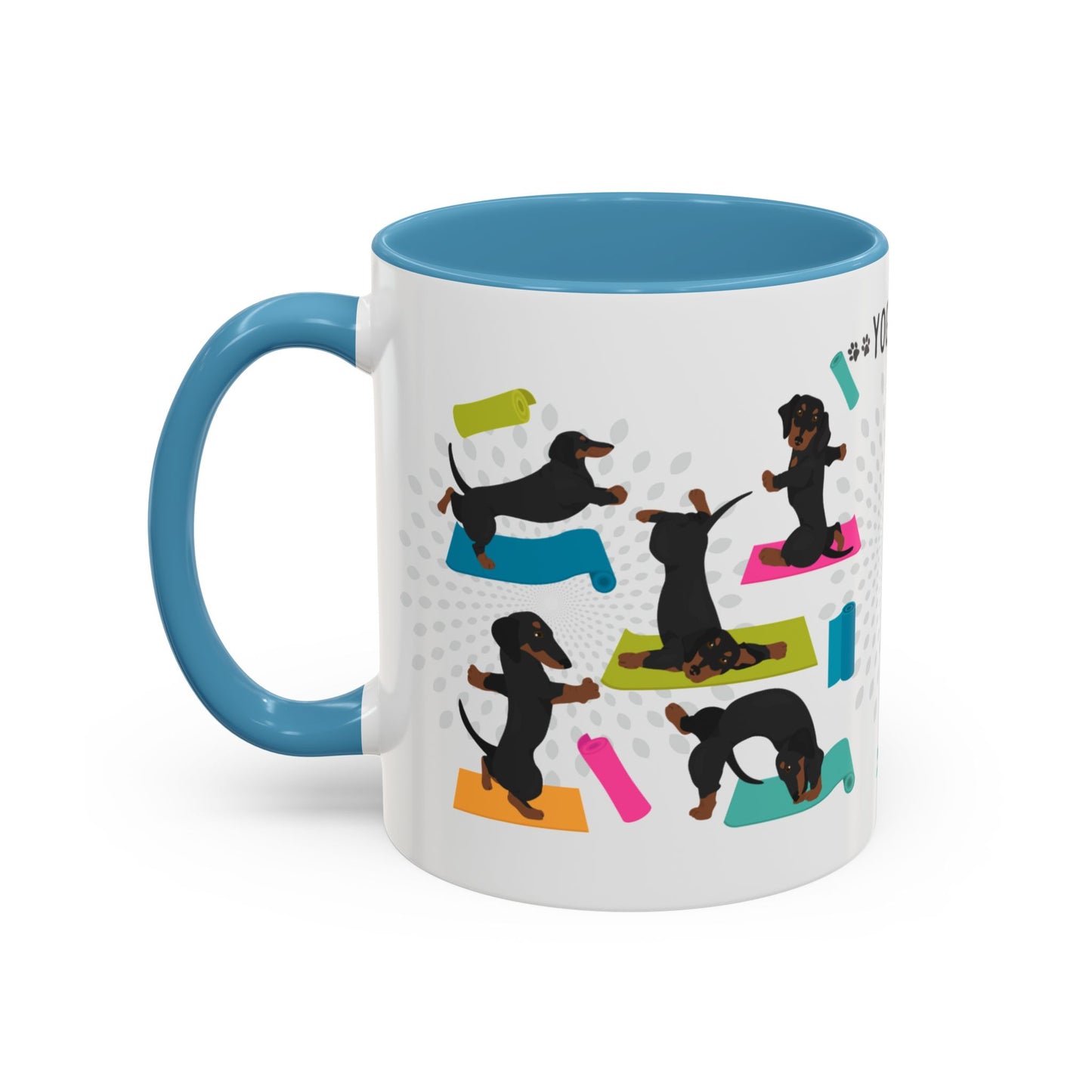 Yoga Dogs Coffee Mug - Meet the Daschund