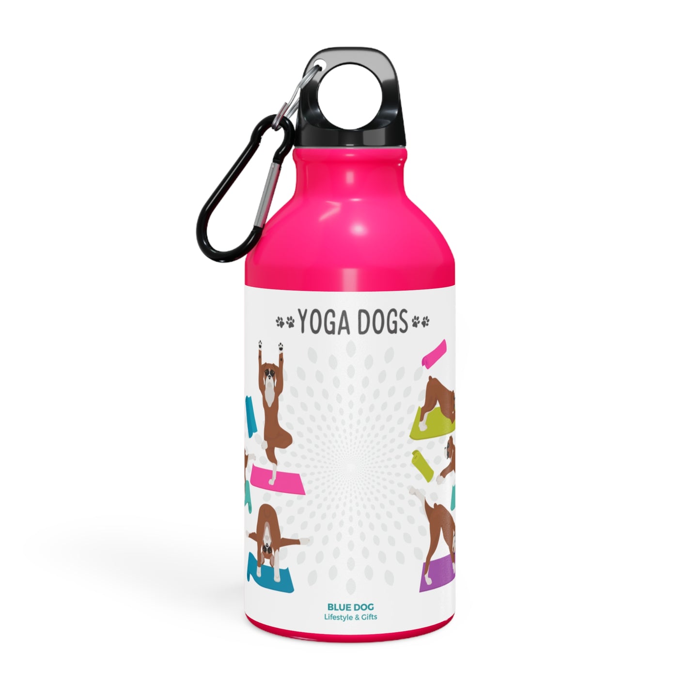 Yoga Dogs Sport Bottle - Boxer Dog
