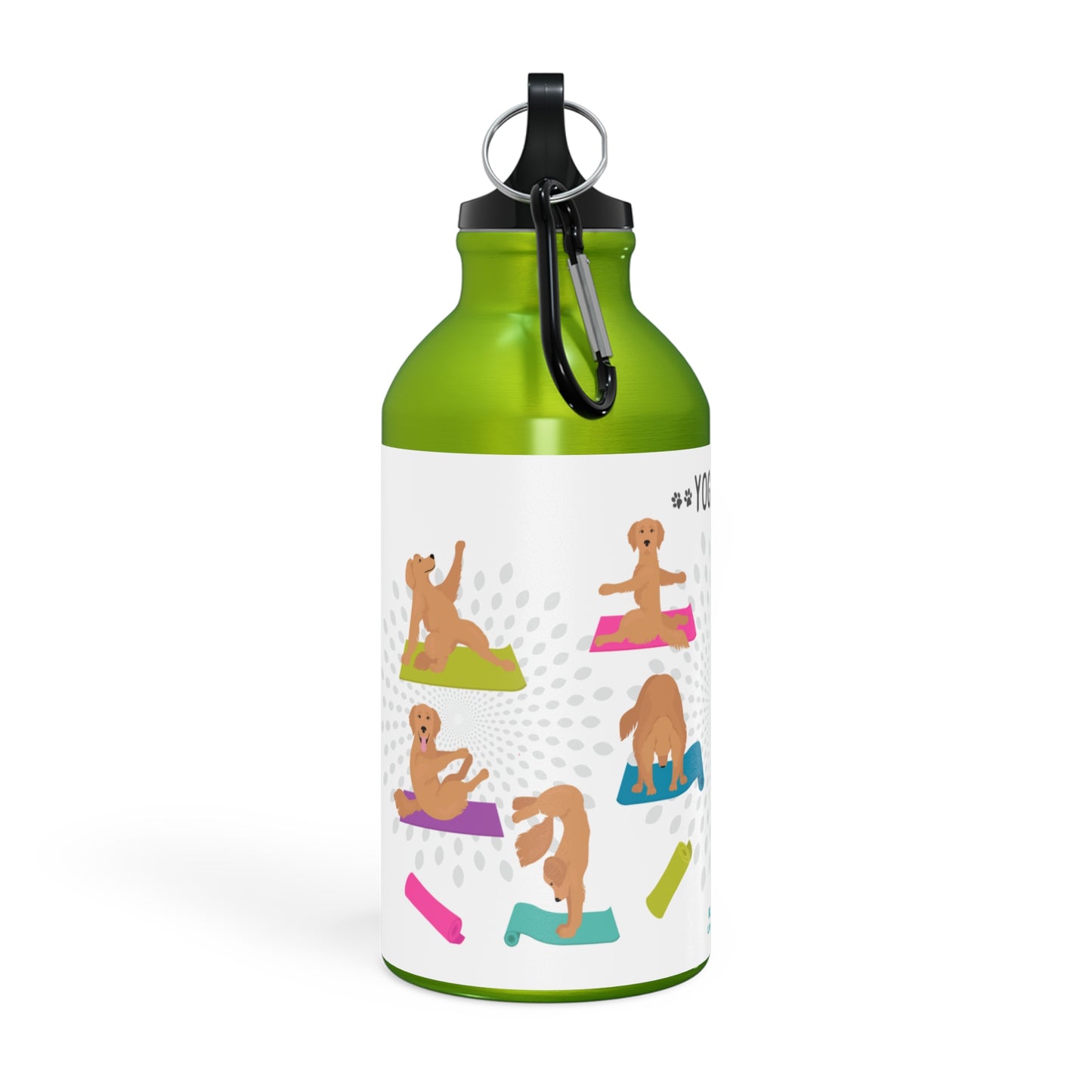 Yoga Dogs Sport Bottle - Golden Retriever