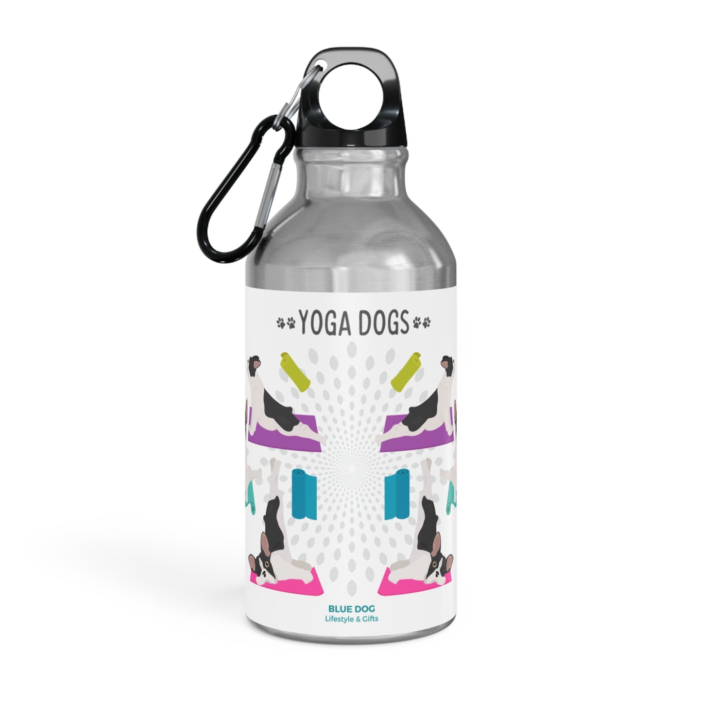 Yoga Dogs Sport Bottle - French Bulldog
