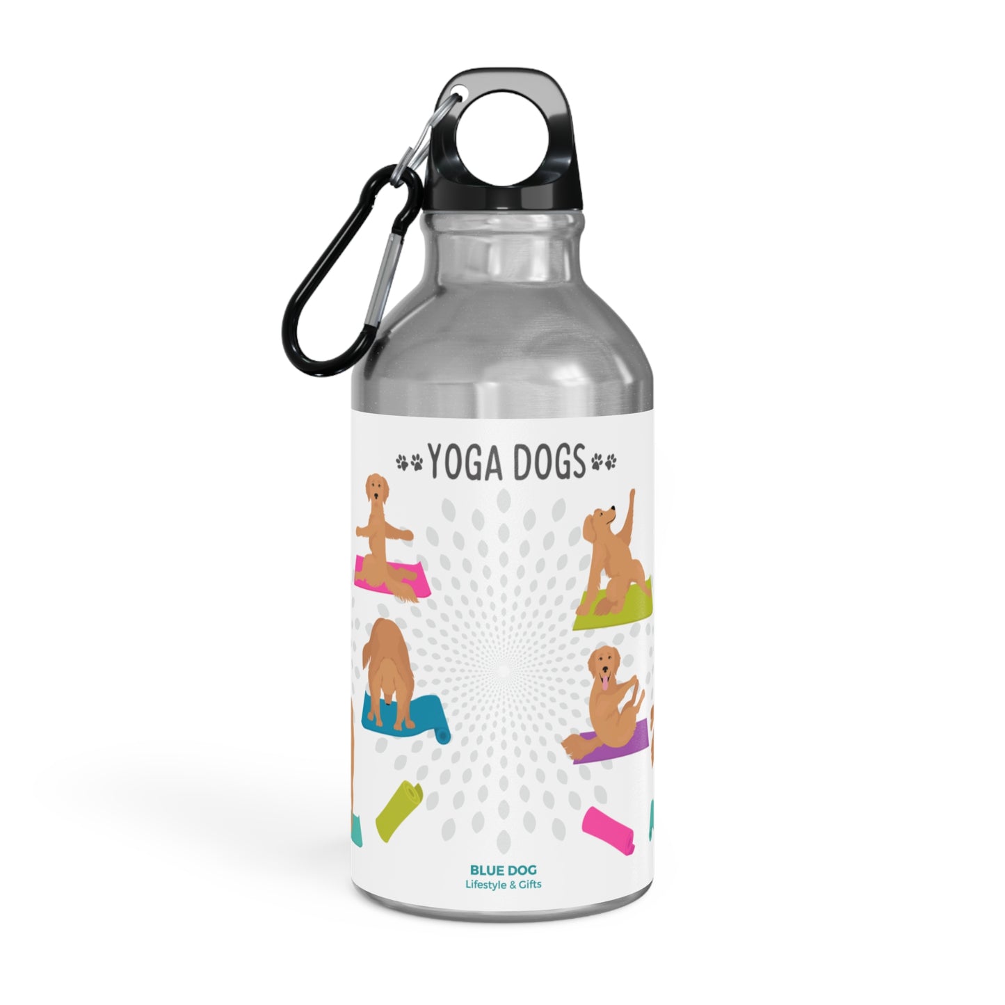 Yoga Dogs Sport Bottle - Golden Retriever