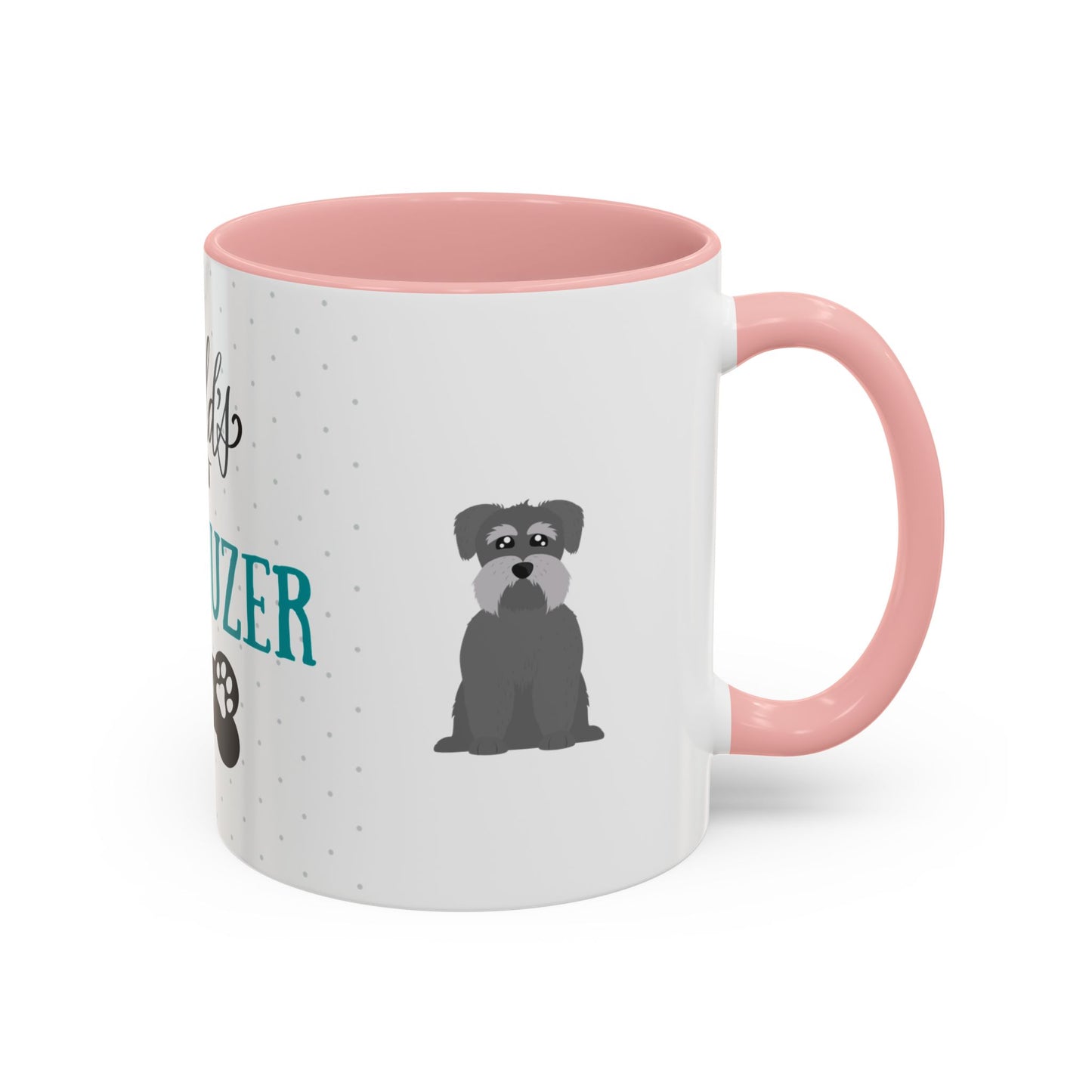 World's Best Schnauzer Dad Coffee Mug - Cute Dog Lover Gift
