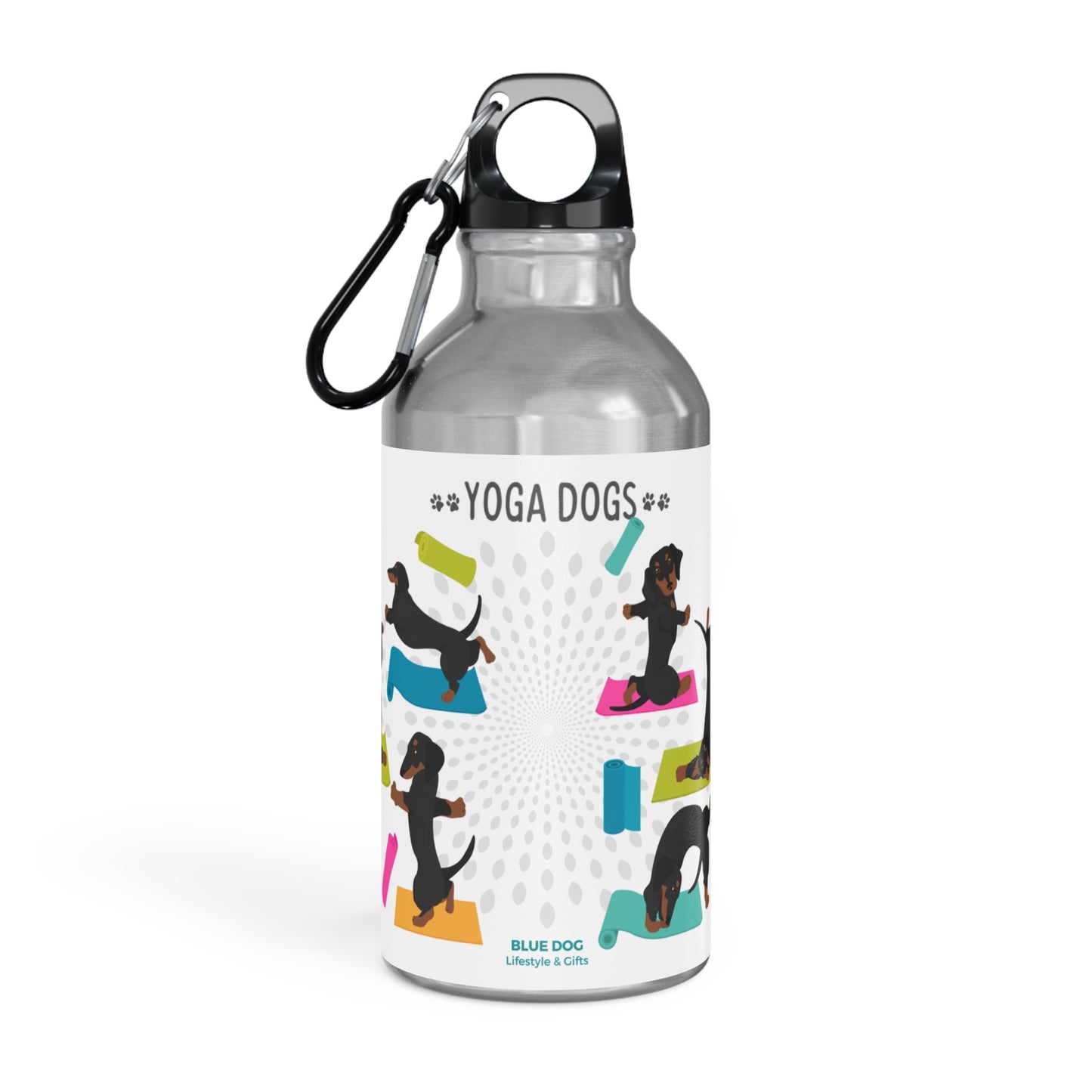 Yoga Dogs Sport Bottle - Daschund