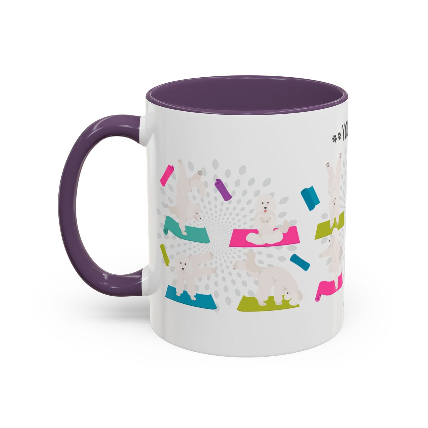 Yoga Dogs Coffee Mug - Meet the Poodle