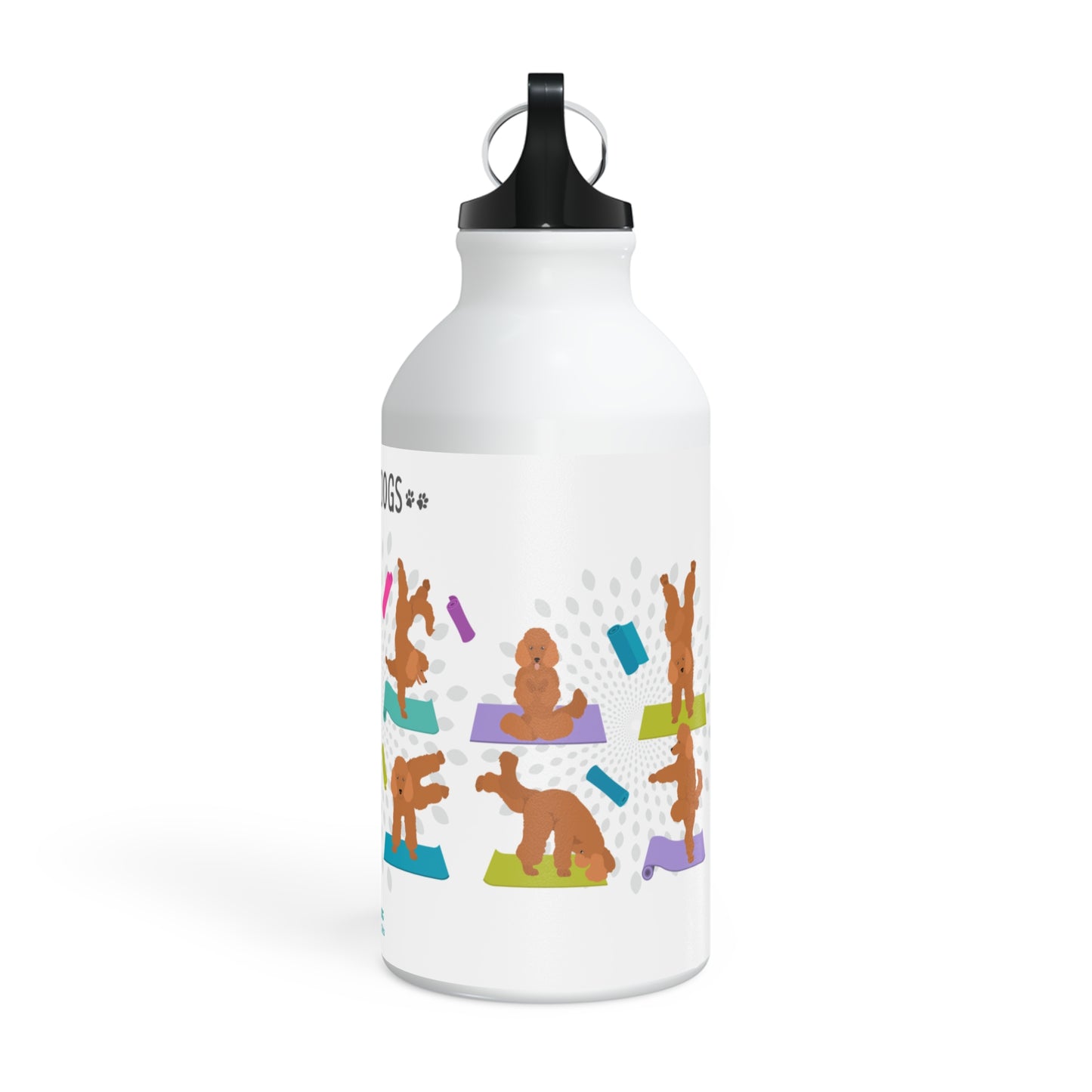 Yoga Dogs Sport Bottle - Poodle