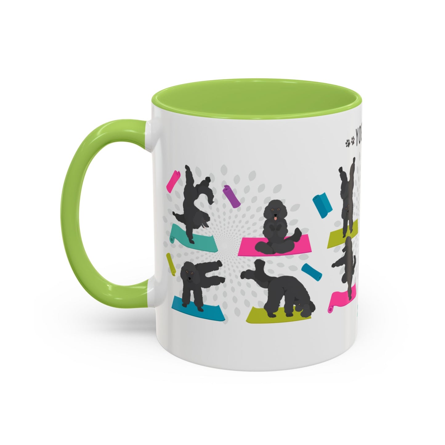 Yoga Dogs Coffee Mug - Meet the Poodle