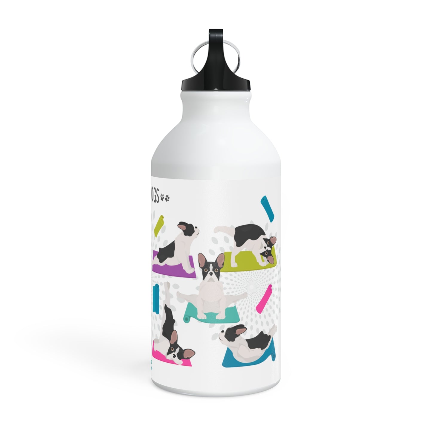 Yoga Dogs Sport Bottle - French Bulldog