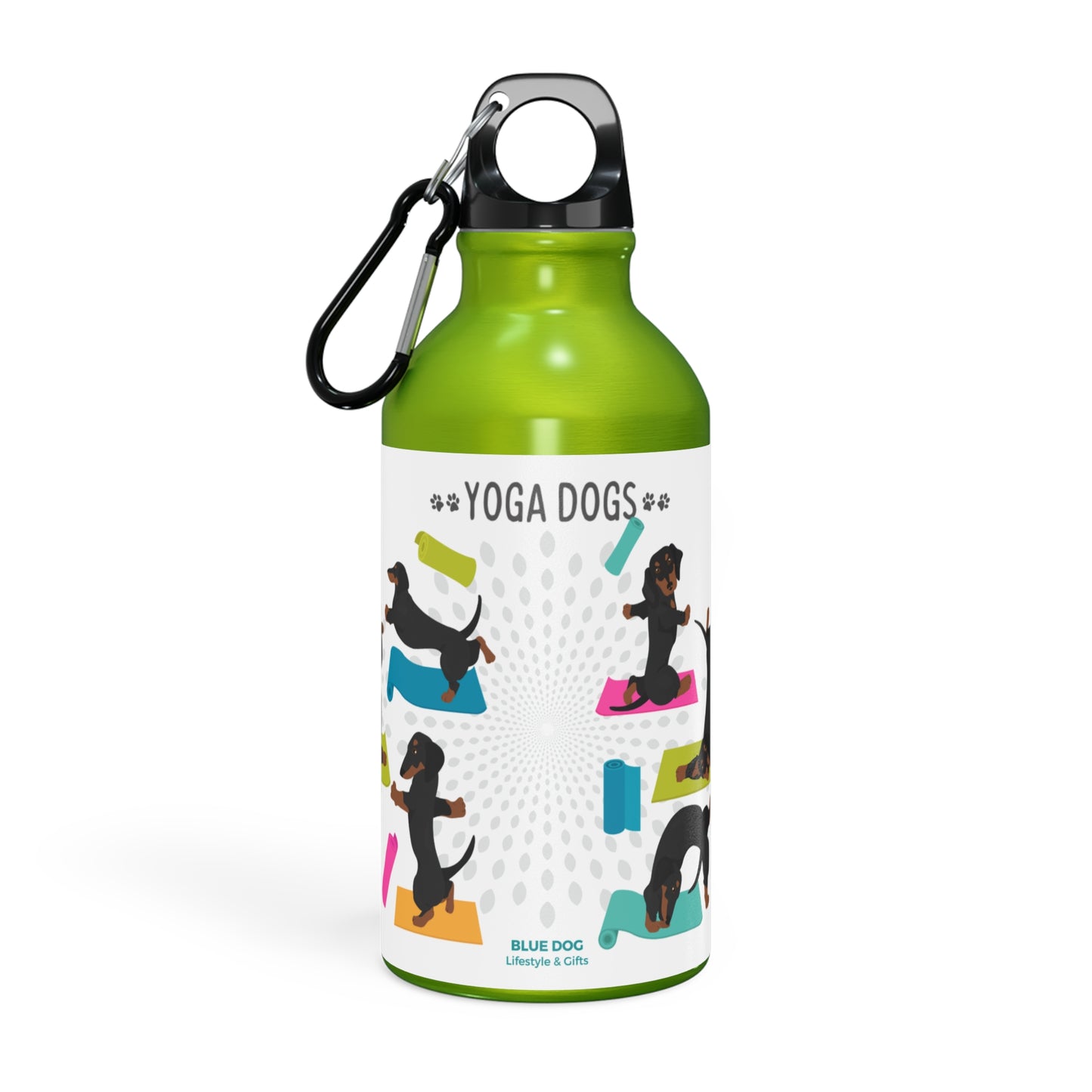 Yoga Dogs Sport Bottle - Daschund