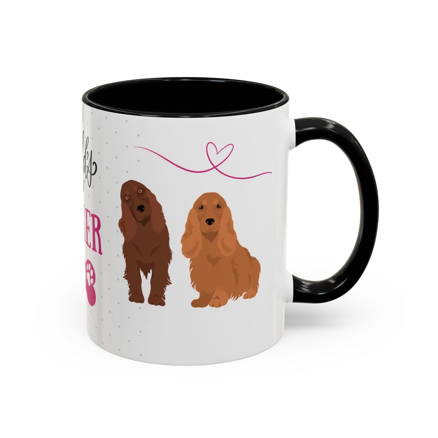 World's Best Cocker Spaniel Mum Coffee Mug - Cute Dog Lover Gift