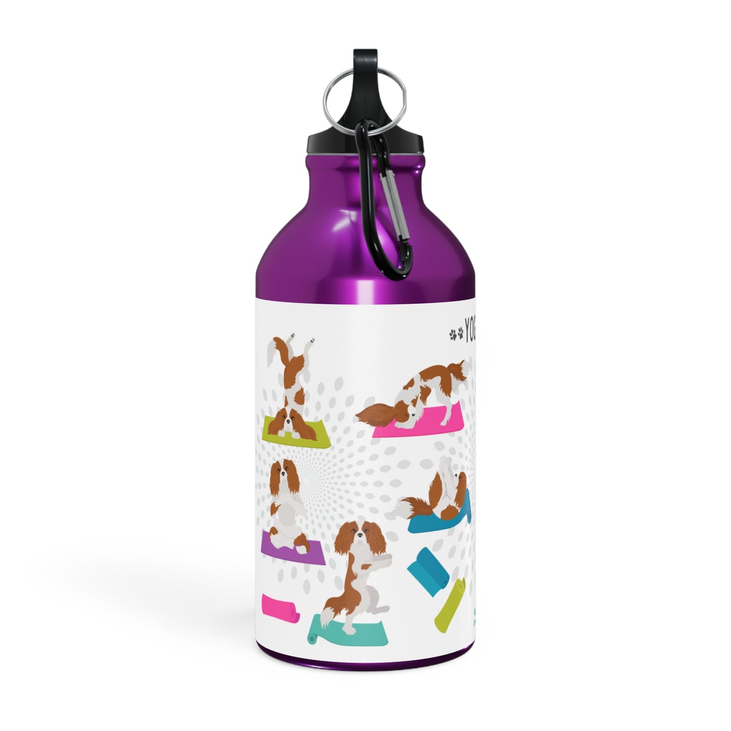 Yoga Dogs Sport Bottle - Cavalier King Charles