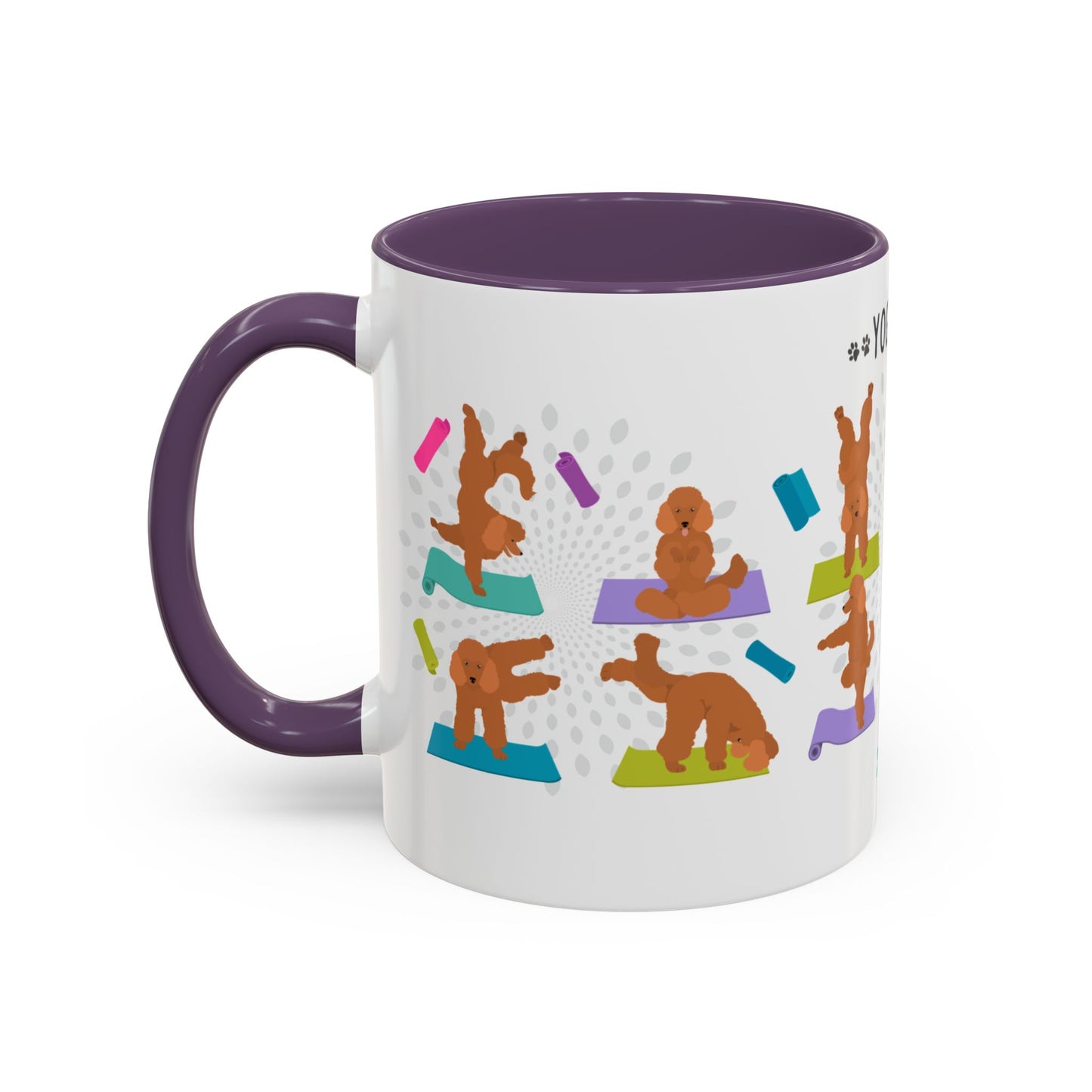 Yoga Dogs Coffee Mug - Meet the Poodle