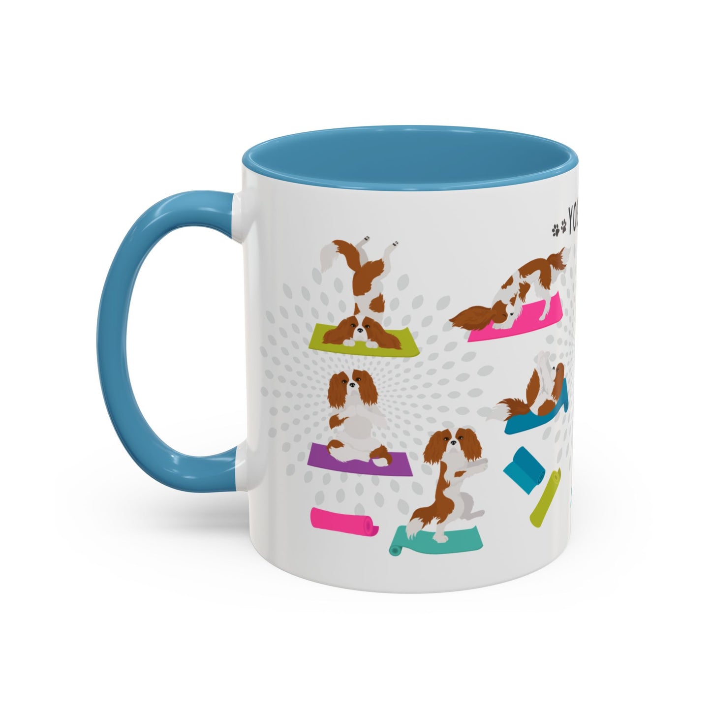 Yoga Dogs Coffee Mug - Meet the Cavalier King Charles