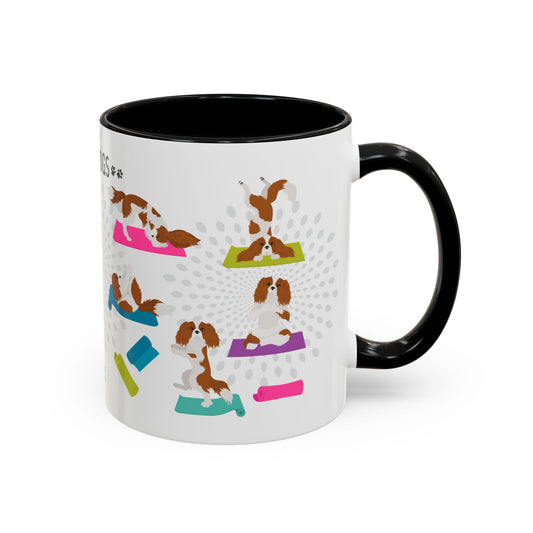 Yoga Dogs Coffee Mug - Meet the Cavalier King Charles