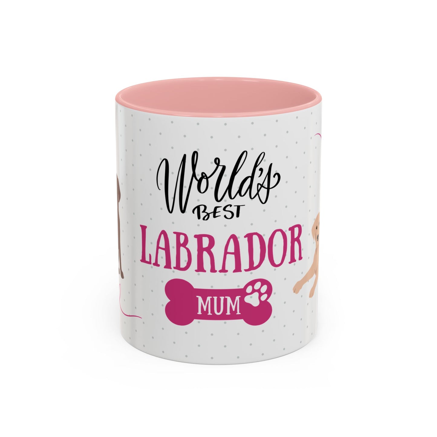World's Best Labrador Mum Coffee Mug - Cute Dog Lover Gift