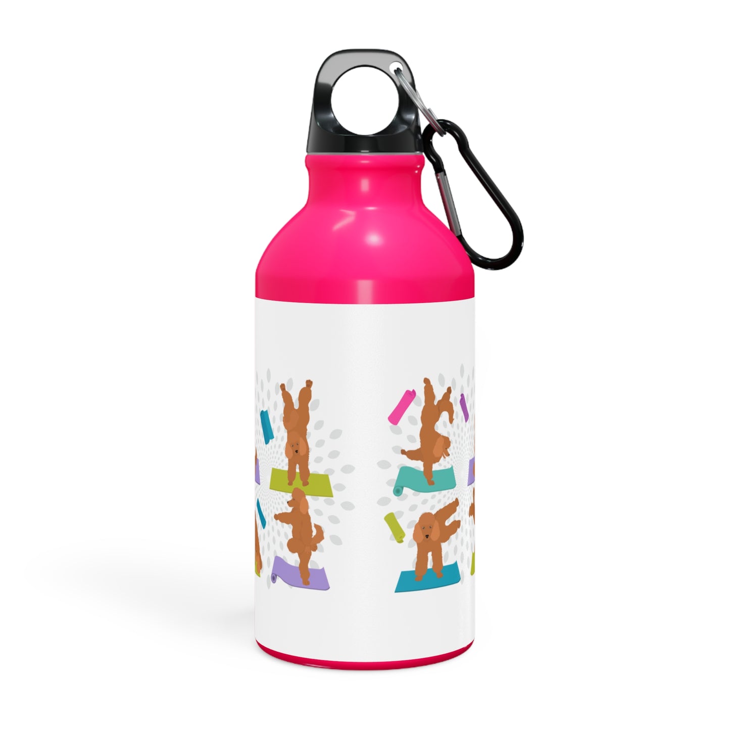 Yoga Dogs Sport Bottle - Poodle