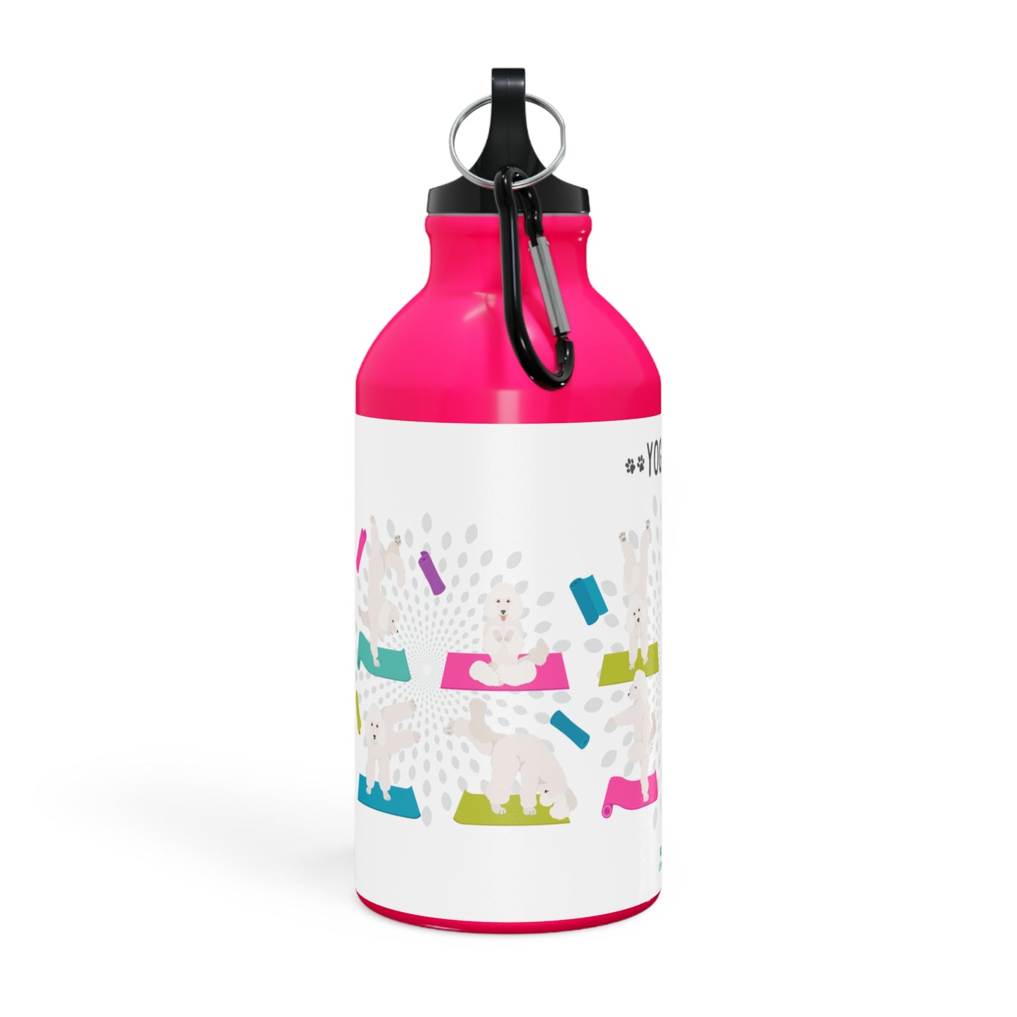 Yoga Dogs Sport Bottle - Poodle