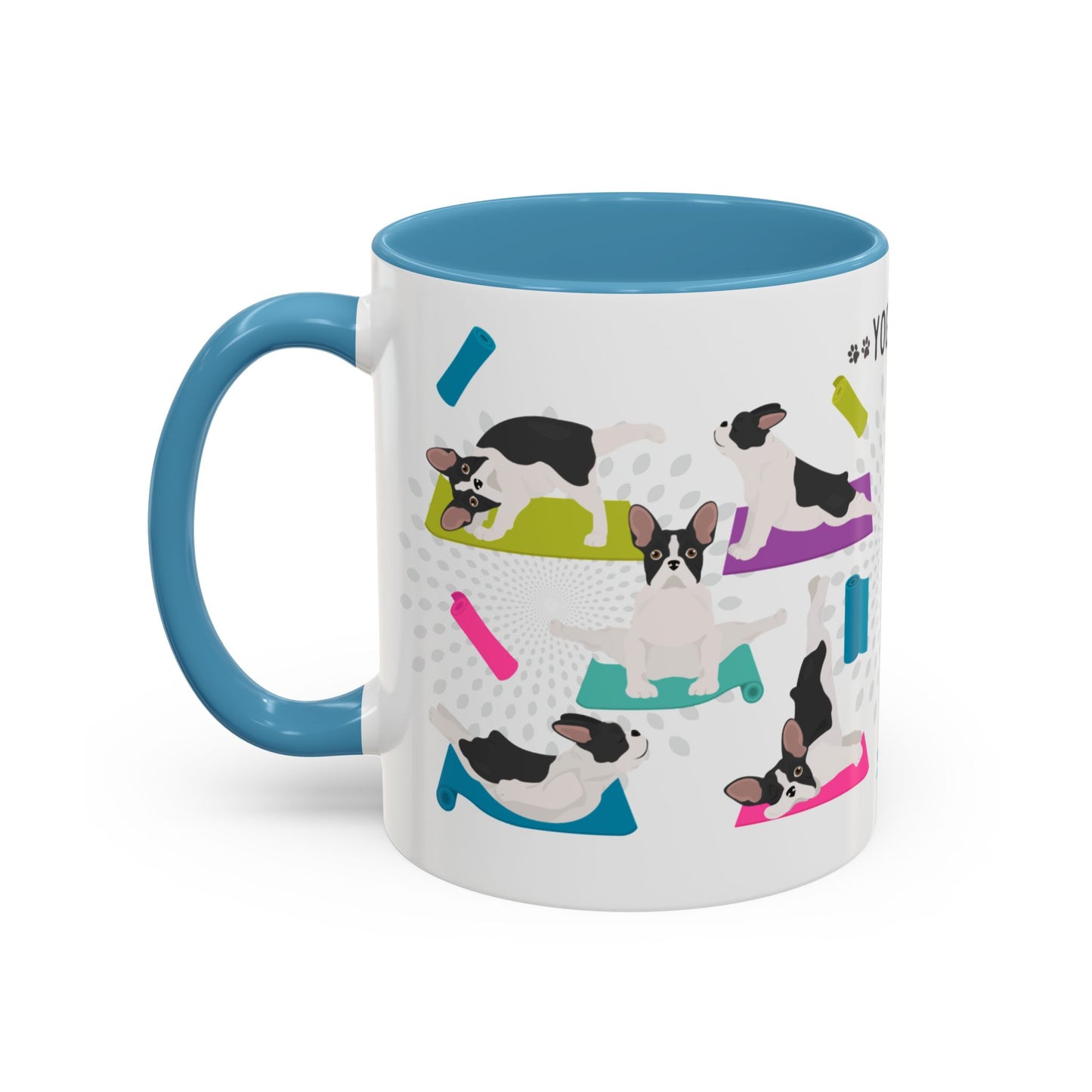 Yoga Dogs Coffee Mug - Meet the Frenchie
