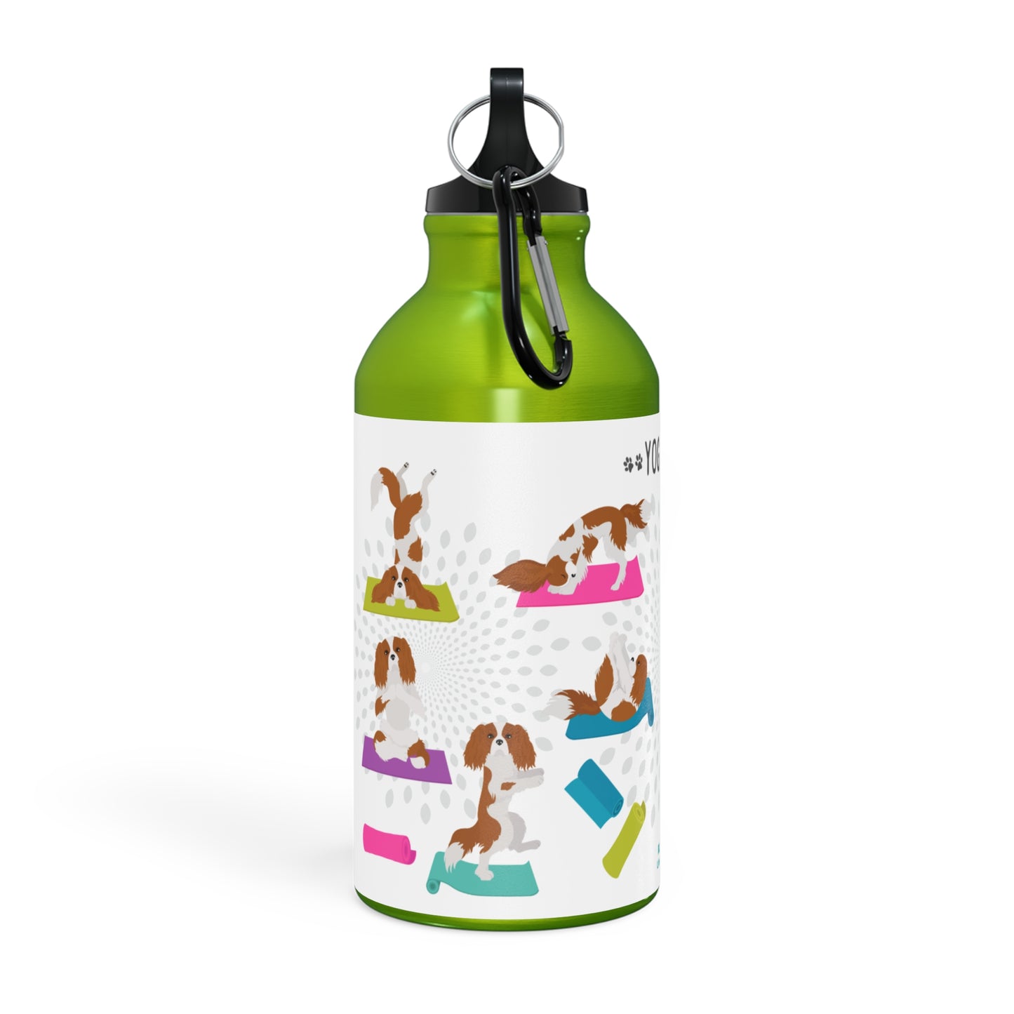 Yoga Dogs Sport Bottle - Cavalier King Charles
