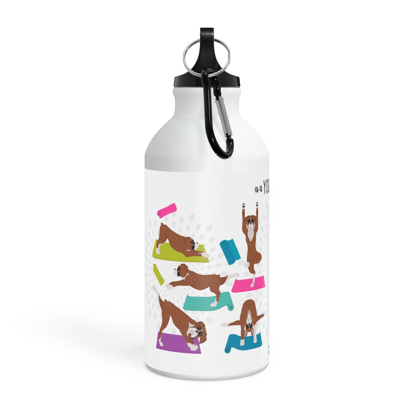 Yoga Dogs Sport Bottle - Boxer Dog