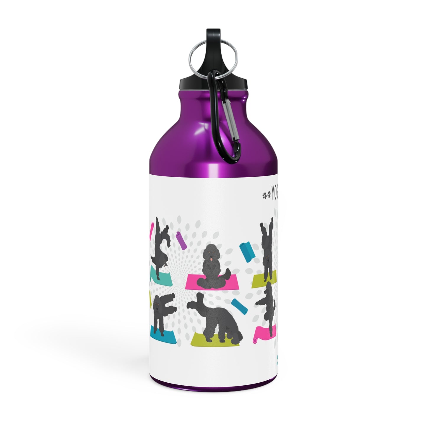 Yoga Dogs Sport Bottle - Poodle