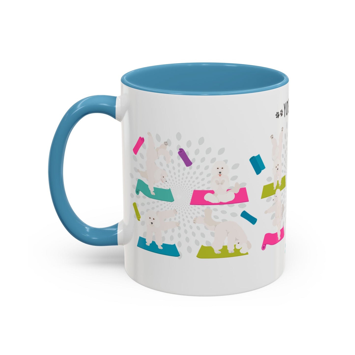 Yoga Dogs Coffee Mug - Meet the Poodle