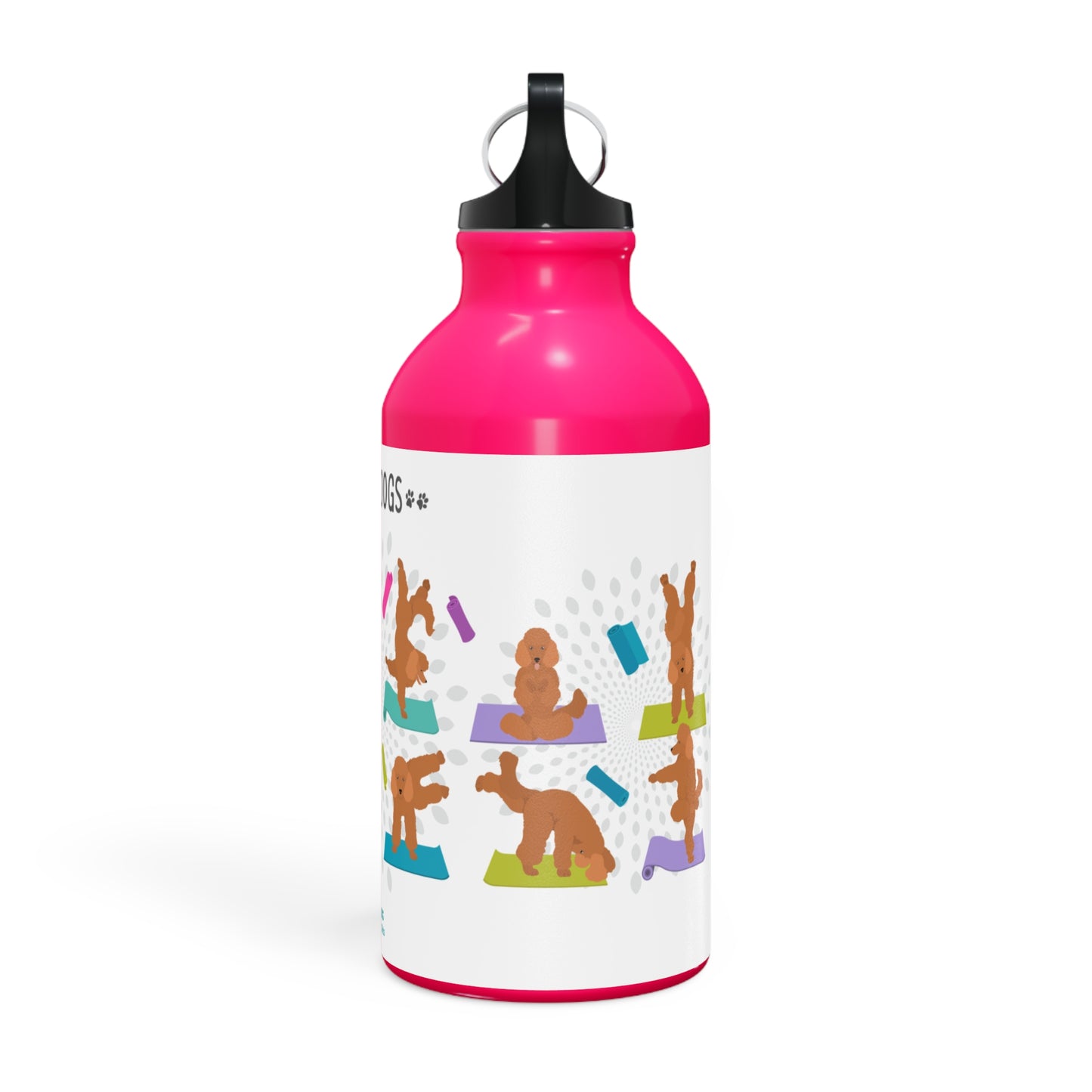 Yoga Dogs Sport Bottle - Poodle