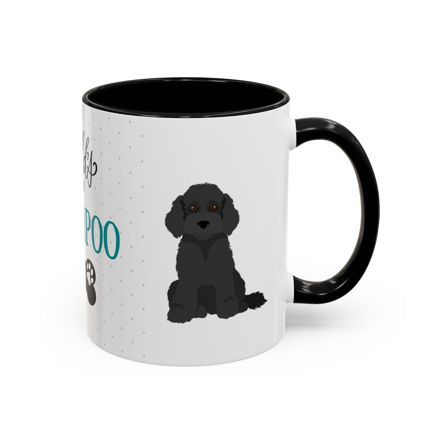 World's Best Black Cockapoo Dad Coffee Mug - Cute Dog Lover Gift