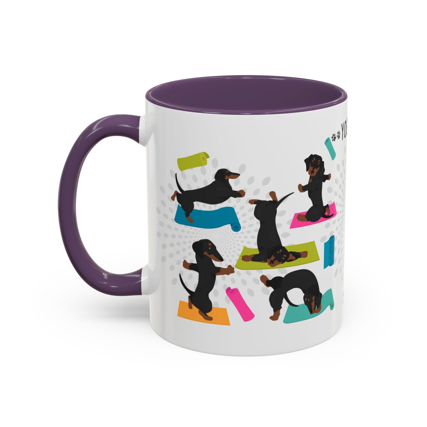 Yoga Dogs Coffee Mug - Meet the Daschund