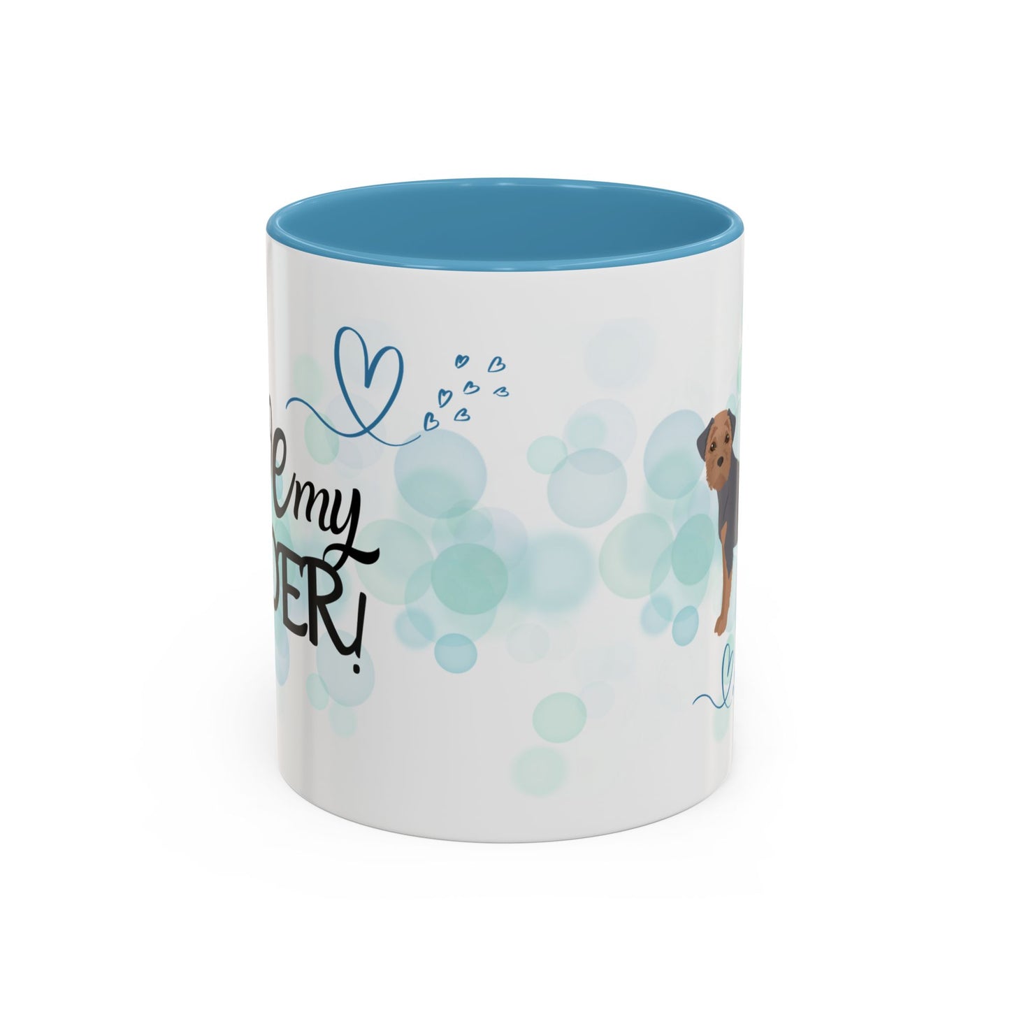 “I Love My Dog” Mug - Border Terrier