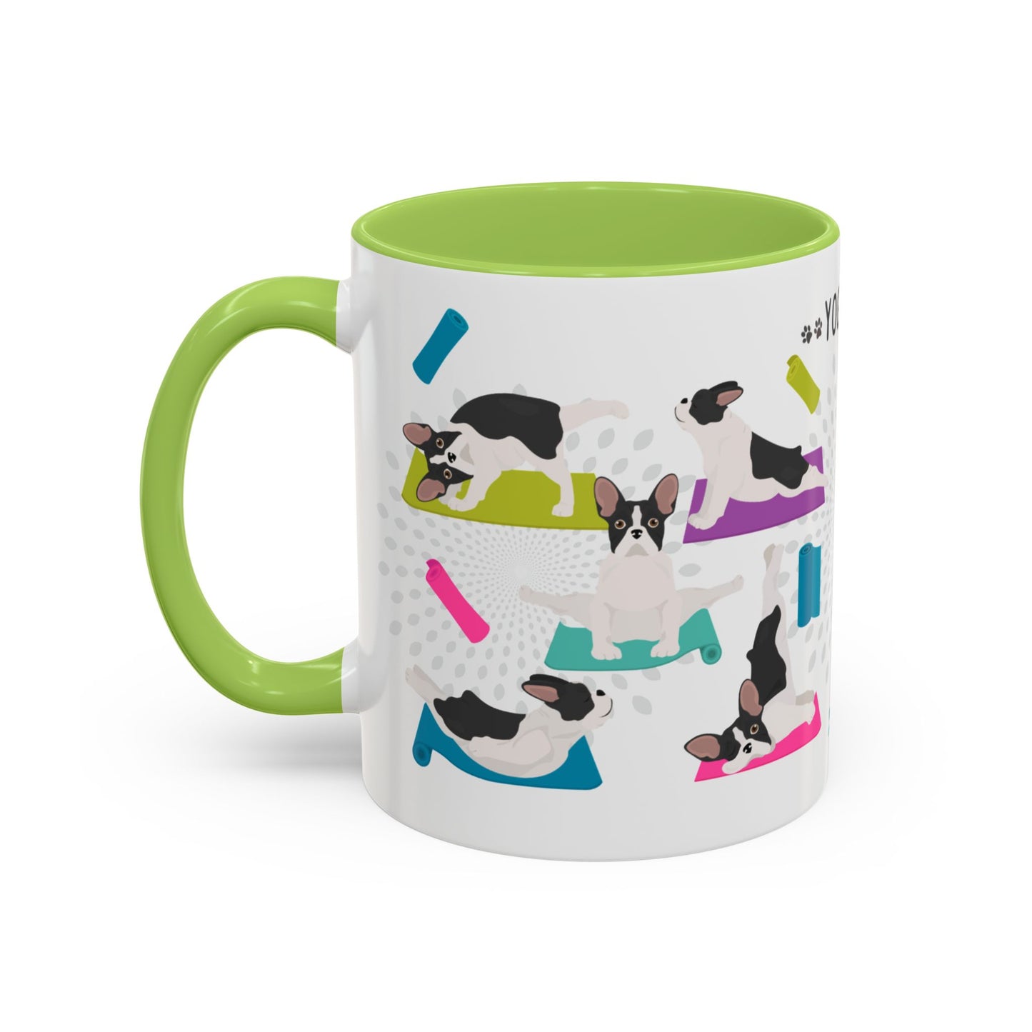 Yoga Dogs Coffee Mug - Meet the Frenchie
