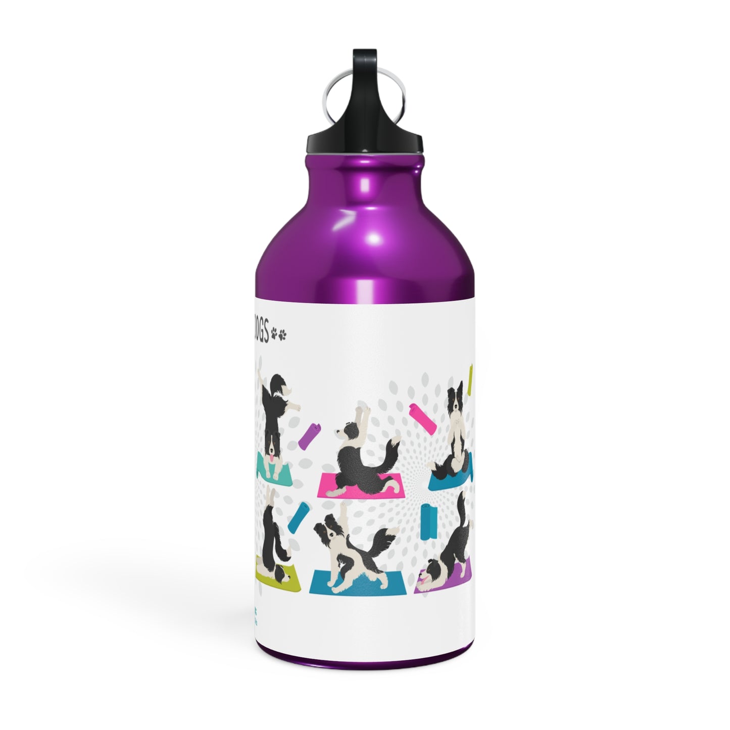 Yoga Dogs Sport Bottle - Border Collie