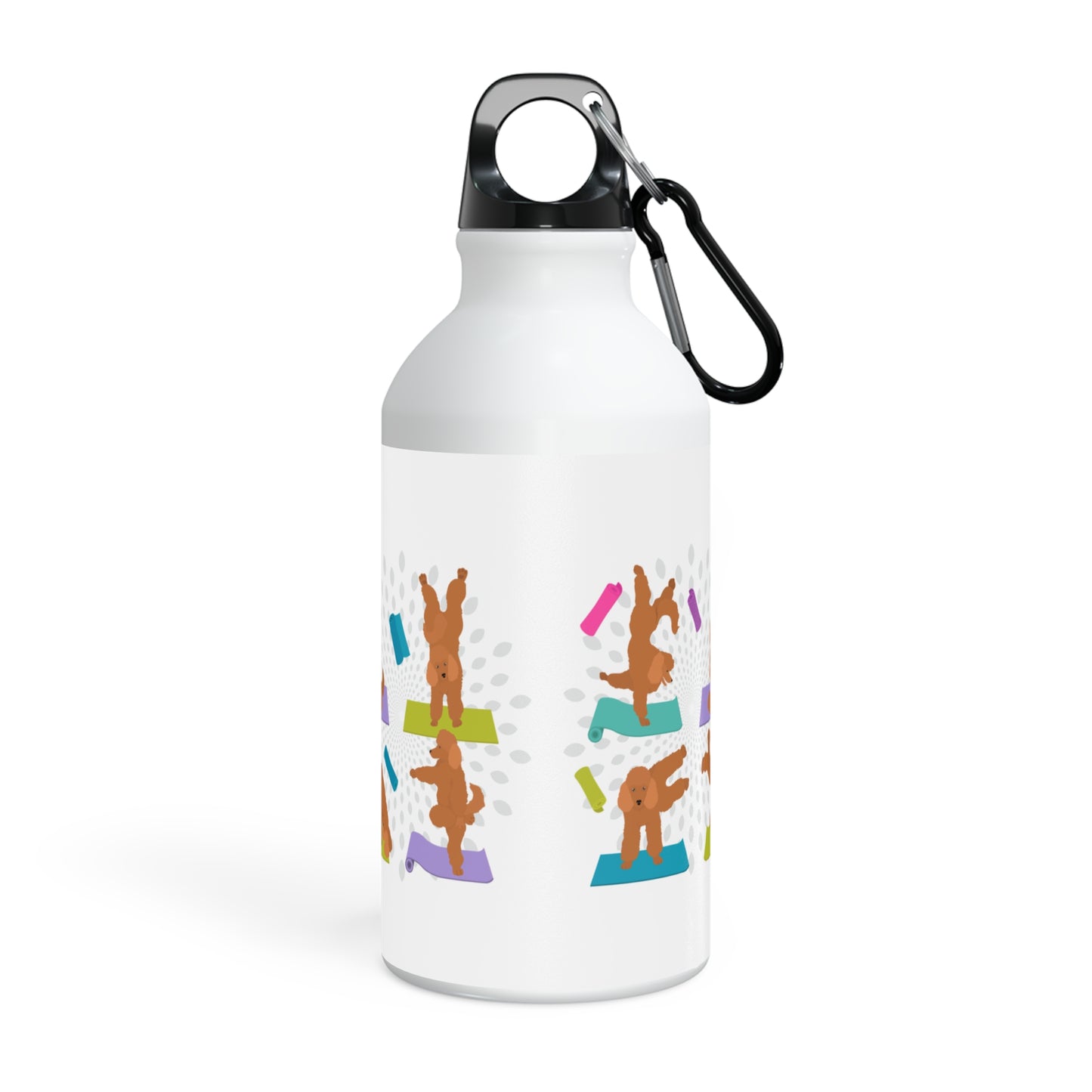 Yoga Dogs Sport Bottle - Poodle