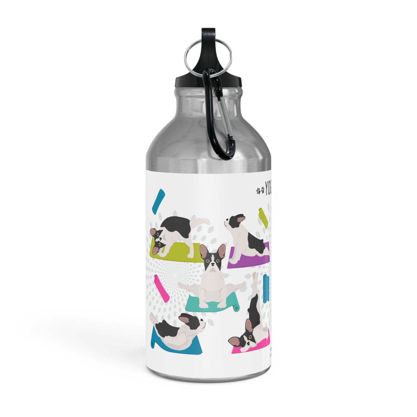 Yoga Dogs Sport Bottle - French Bulldog